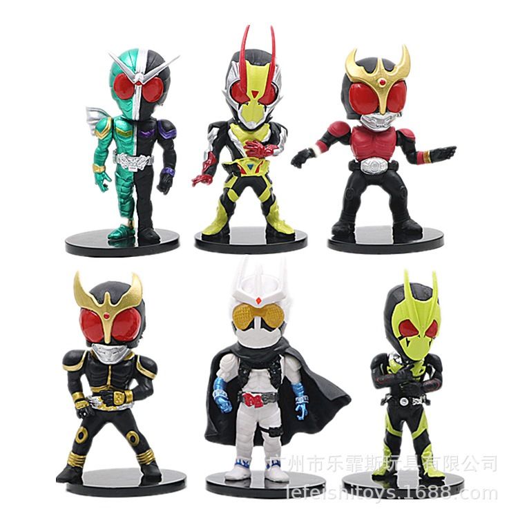 mua 4 tặng 1 [ hỏa tốc hcm ] Mô Hình Kamen Rider Chibi Emperor Kiva W Decade Diend Zi-oh Faiz 10cm