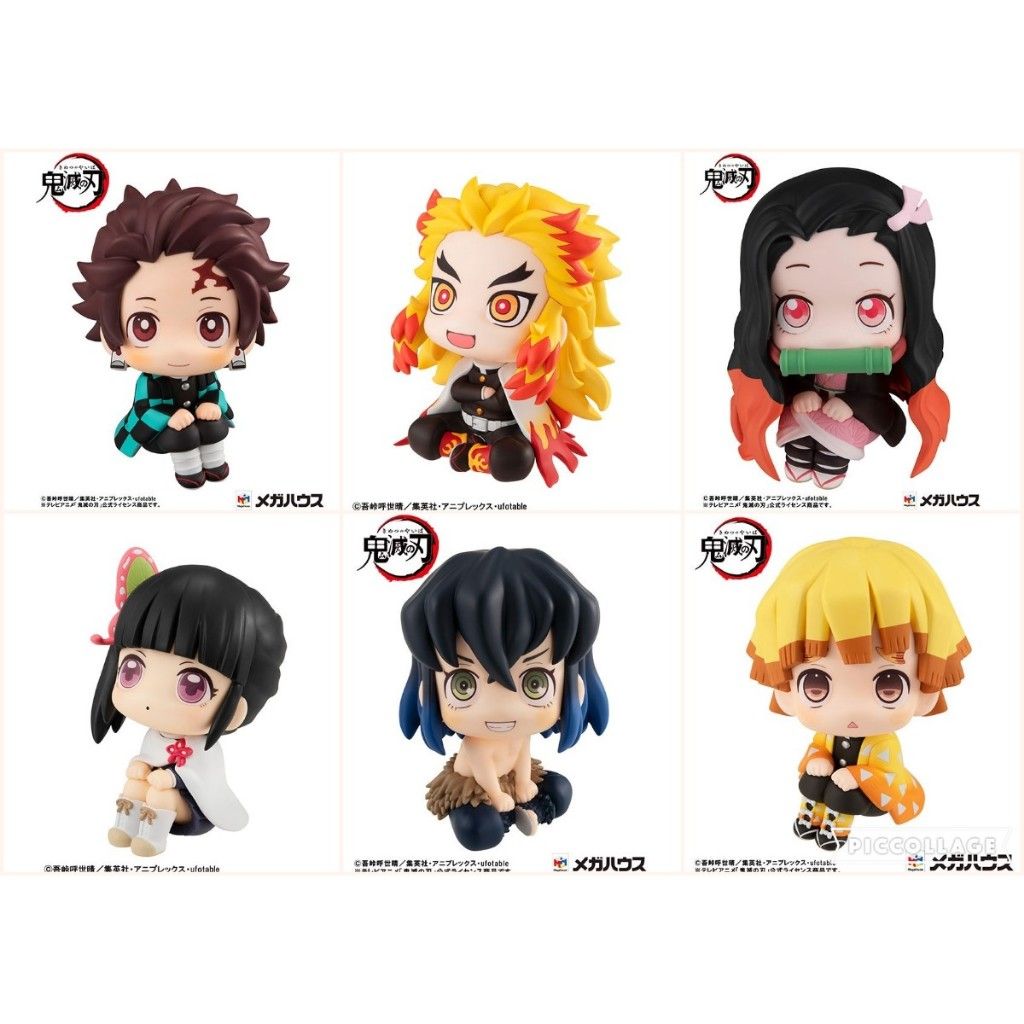 mua 5 tặng 1 [ hỏa tốc hcm ] Mô hình lookup Kimetsu No Yaiba figure Chibi Demon Slayer Tanjiro Nezuko inosuke rengoku