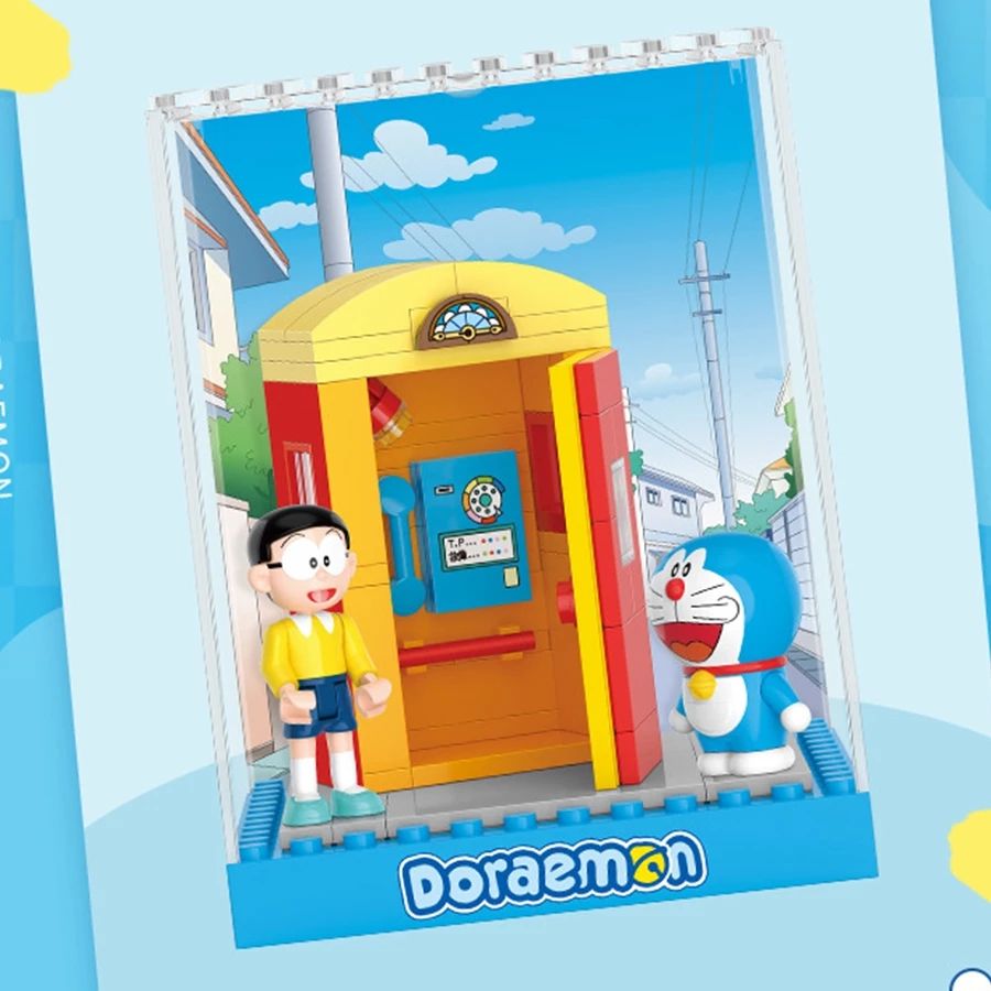 chính hãng CÓ VIDEO Hỏa tốc HCM doremon Set 6 tiểu cảnh Doraemon Nobita lắp ghép nano brick Balody