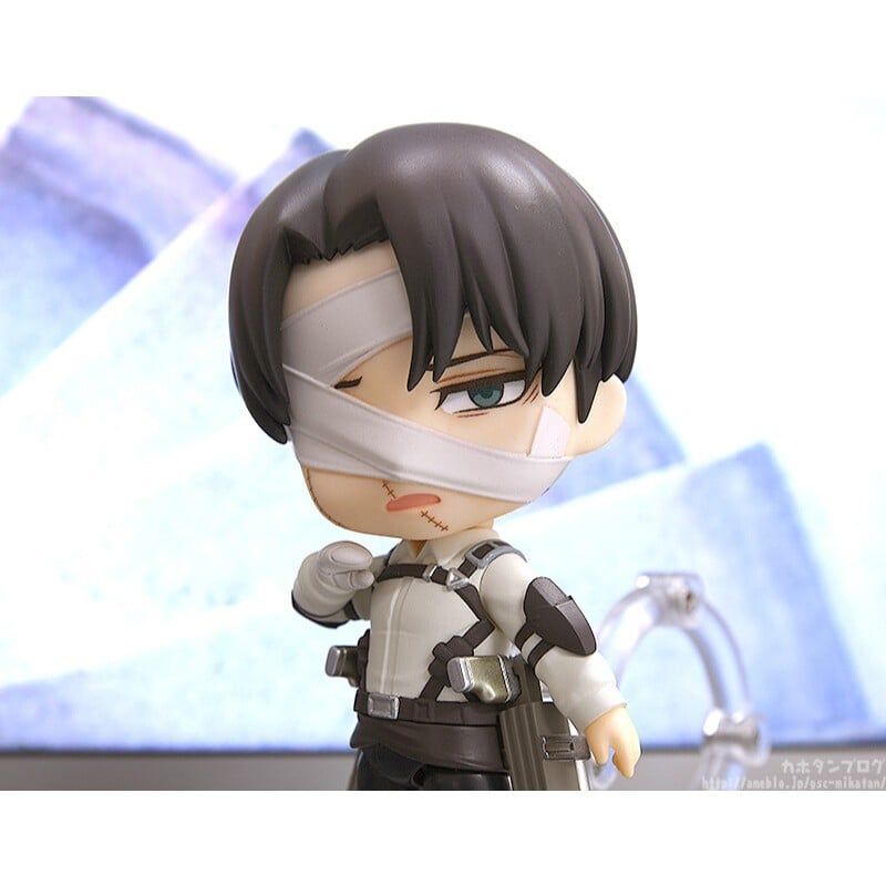 12cm FULLBOX [ Vũ Trí Ba ] Mô Hình Nendoroid Attack on Titan The Final Season - Levi Ackerman
