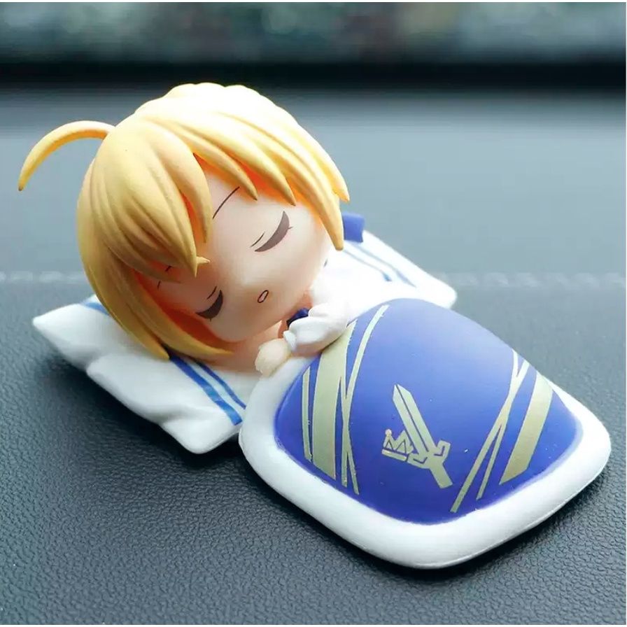 [ Vũ Trí Ba ] Mô hình nhân vật Anime Nezuko, Sora, Rem, Saber, Kurumi Tư Thế Nằm Ngủ