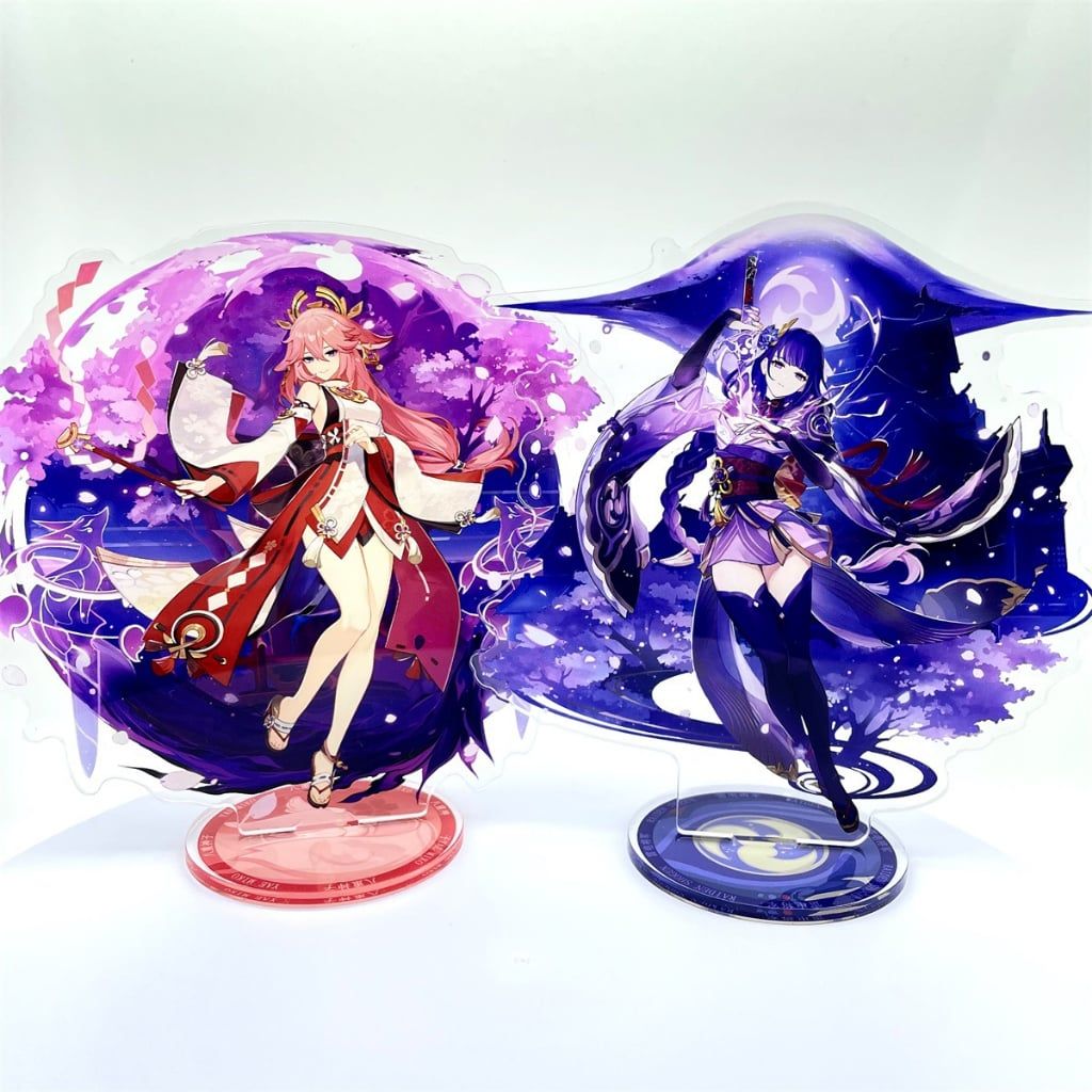 mua 5 tặng 1 >50 mẫu Mô hình Standee nhân vật GENSHIN IMPACT game anime chibi mica acrylic trưng bày