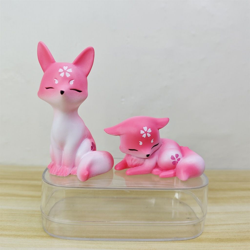 [ hỏa tốc hcm ][ Vũ Trí Ba ] Mô hình con cáo Genshin Impact Yae Miko màu hồng trang trí dễ thương thích hợp làm quà tặng