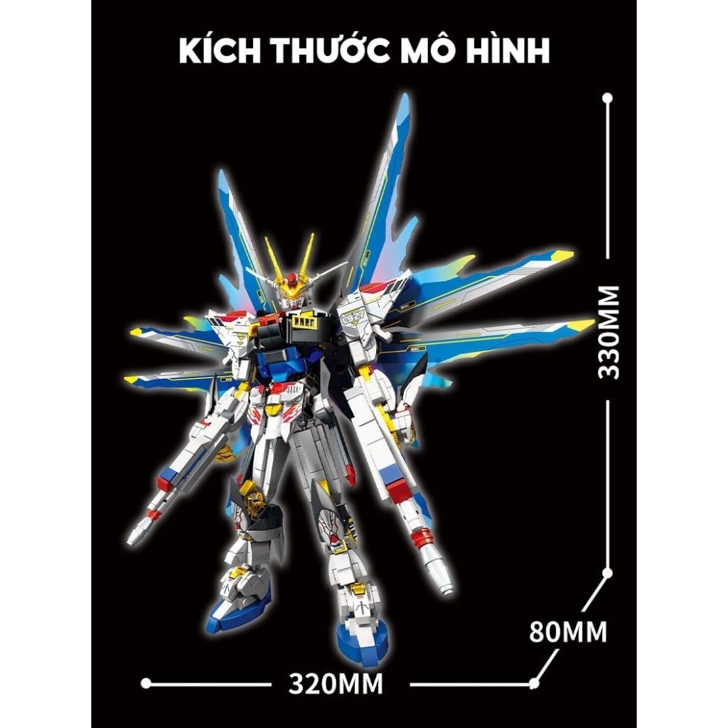 >15 mẫu [ hỏa tốc hcm Vũ Trí Ba ] Đồ chơi lắp ráp Robot Mech Warrior hơn 739 chi tiết Bằng nhựa ABS