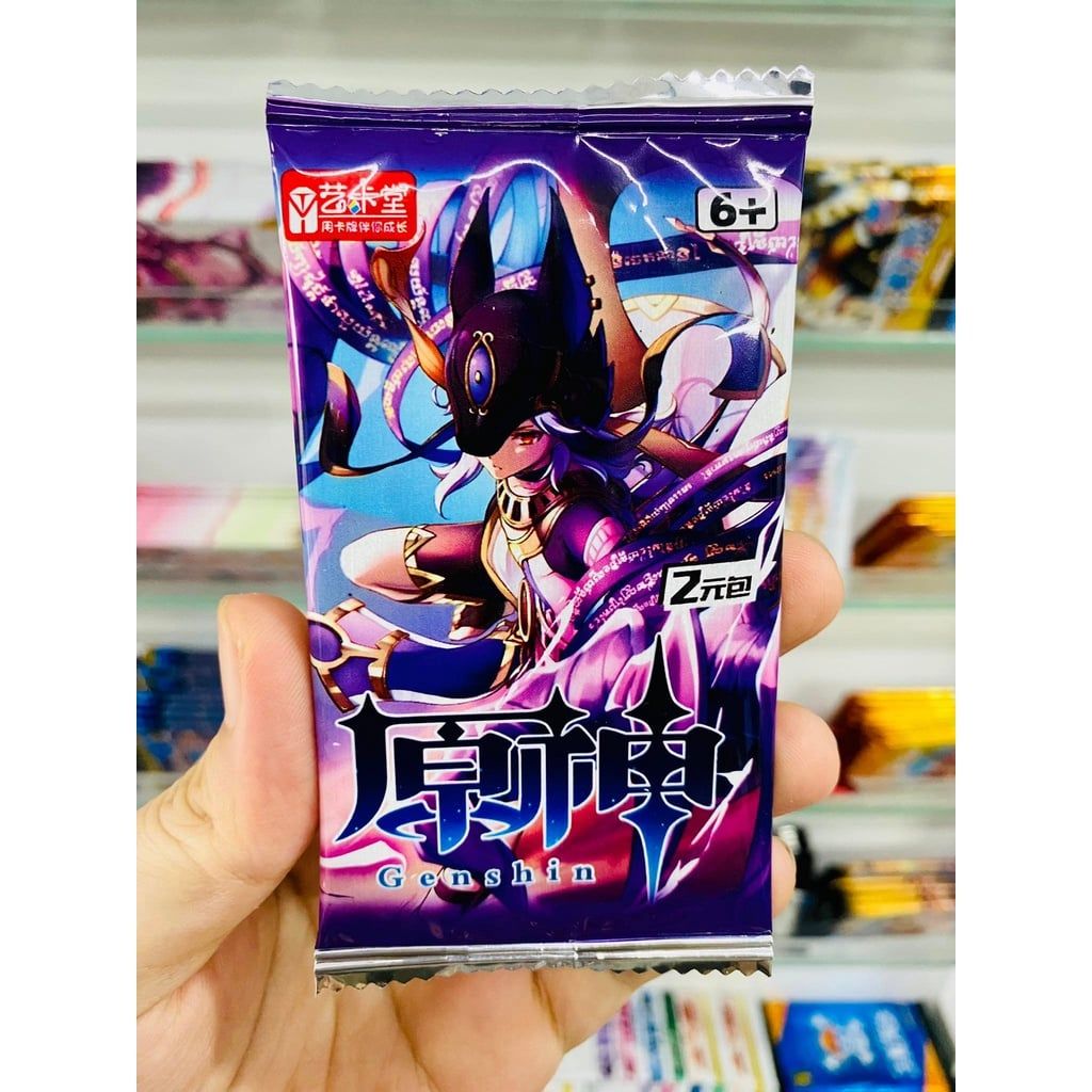 [ hỏa tốc ][ Vũ Trí Ba ] [Mua 5 tặng 1] Set 5 ảnh thẻ nhân phẩm Anime Genshin Impact GI ngẫu nhiên