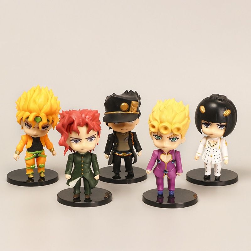 [ hỏa tốc hcm ][ Vũ Trí Ba ] Set 5 ảnh thẻ nhân phẩm Anime mô hình Jojo phần 5 ngẫu nhiên chibi xinh xắn