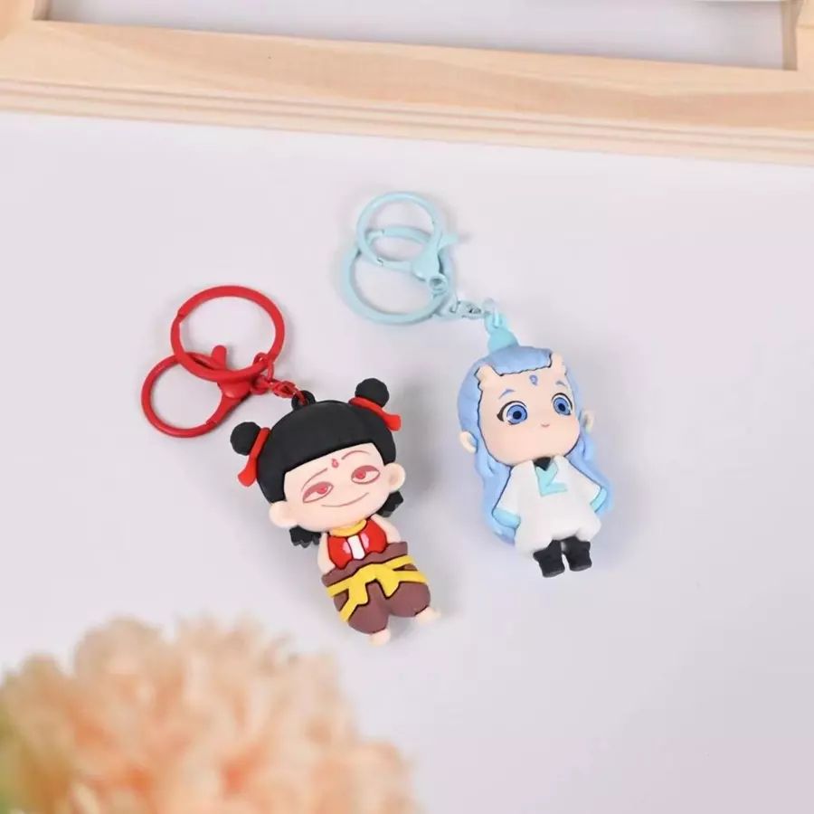 CÓ VIDEO[ Hỏa tốc HCM ] Móc khóa natra ma đồng giáng thế, na tra dễ thương, cute, ngao bích , quà tặng,phụ kiện túi xách