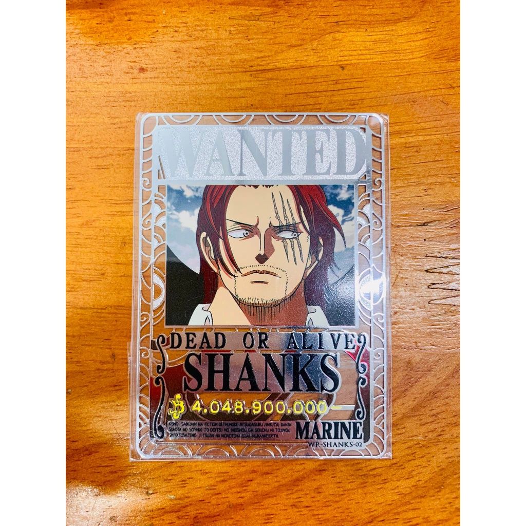 [ĐẶC BIỆT] Thẻ lẻ đặc biệt kim loại One Piece Flim Red độ hiếm cao