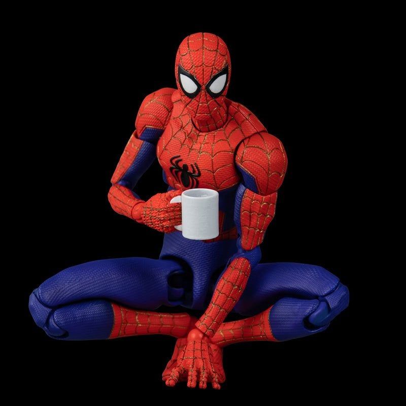 16cm FullBox [ hỏa tốc] Mô hình người nhện Spider Man: Into the Spider-Verse Peter B. Parker Regular