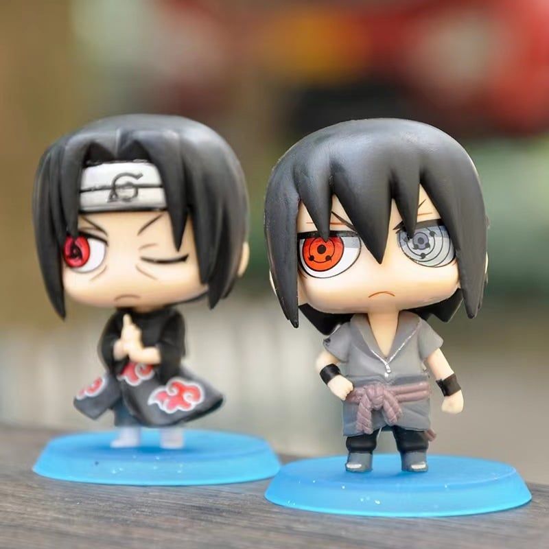 Mua 5 tặng 1 [ hỏa tốc hcm ] Mô hình Naruto chibi Sasuke Sakura Gaara Itachi Kakashi Figure Anime