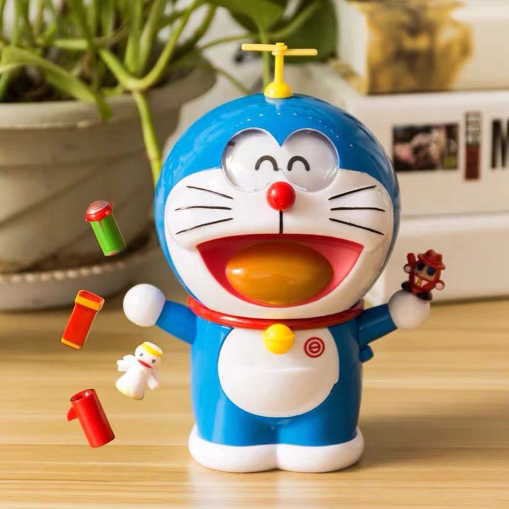 15cm Box VIDEO [ hỏa tốc hcm ] Doraemon doremon Chú mèo máy túi thần kỳ Bảo bối Thay đổi biểu cảm