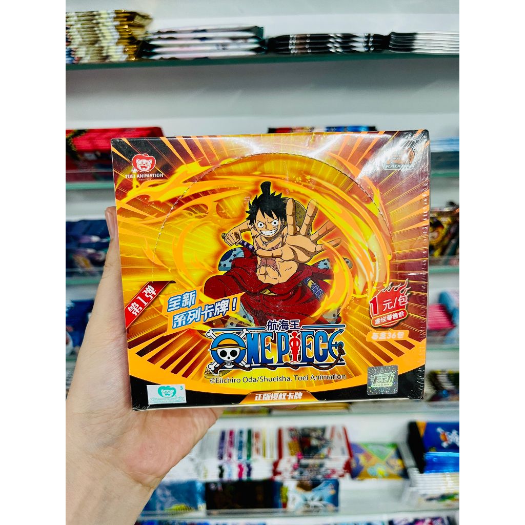 có video [ hỏa tốc hcm ][ >24 mẫu ] Hộp Thẻ Bài 5 ảnh thẻ nhân phẩm Anime One Piece Film RED