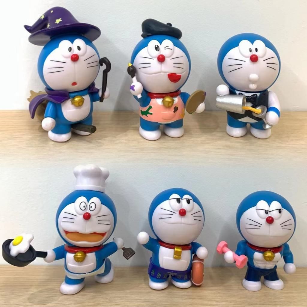 mua 5 tặng 1 video [ hỏa tốc hcm ] Vũ Trí Ba Mô hình mèo ú doremon đô rê mon doraemon đa quốc gia
