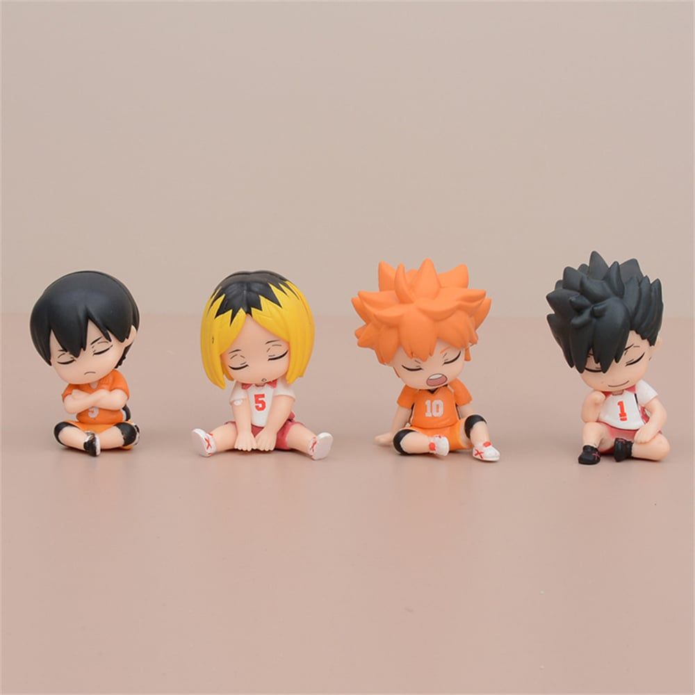 [ hỏa tốc hcm ][ Vũ Trí Ba ]Set 4 mô hình Haikyuu Vua bóng chuyền Yu Kei Tsukishima Tobio Shoyo Hinata Tadashi Yamaguchi