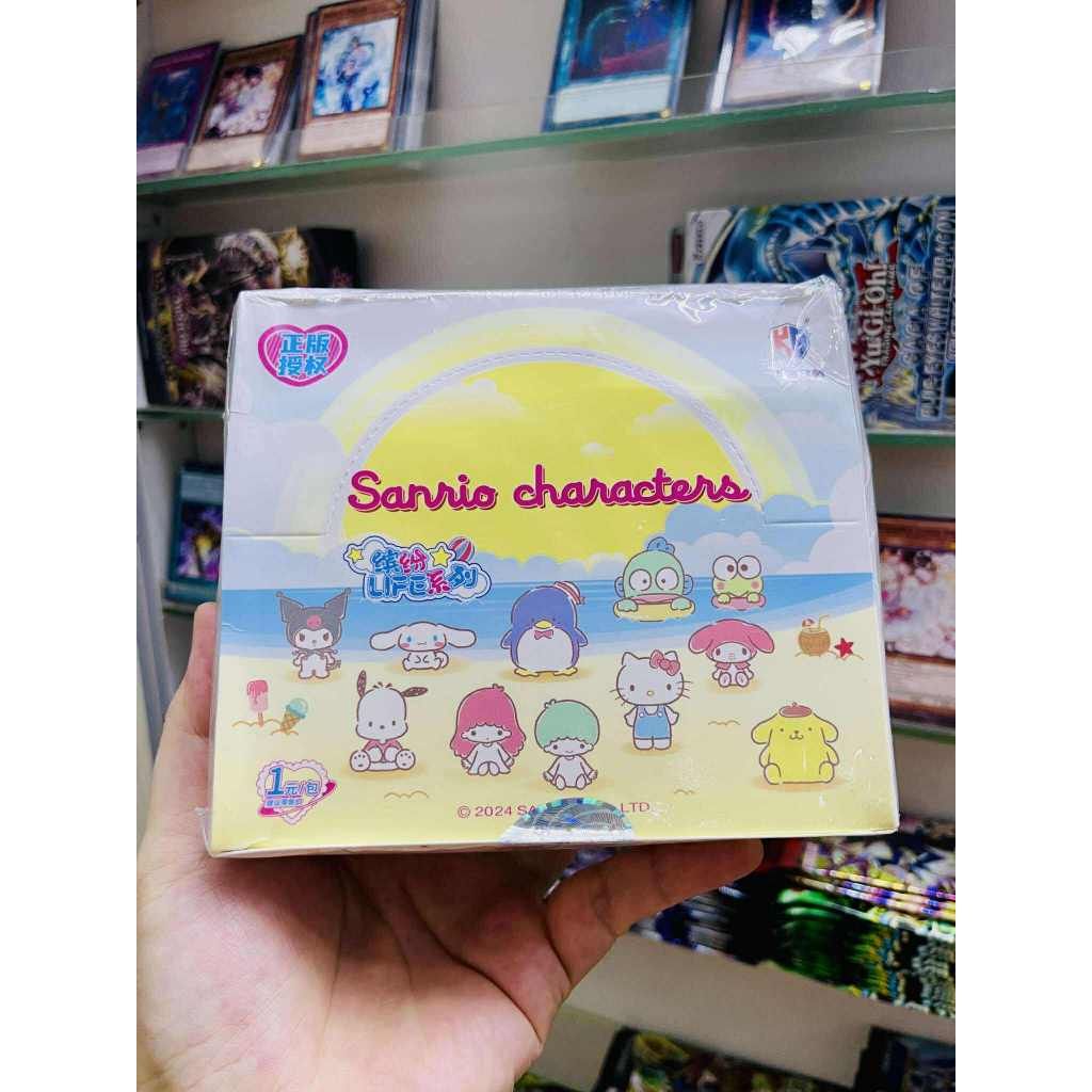 > 6 mẫu Chính Hãng [ hỏa tốc hcm ] Hộp 36 gói ảnh thẻ Sanrio hello kitty kuromi Cinnamoroll