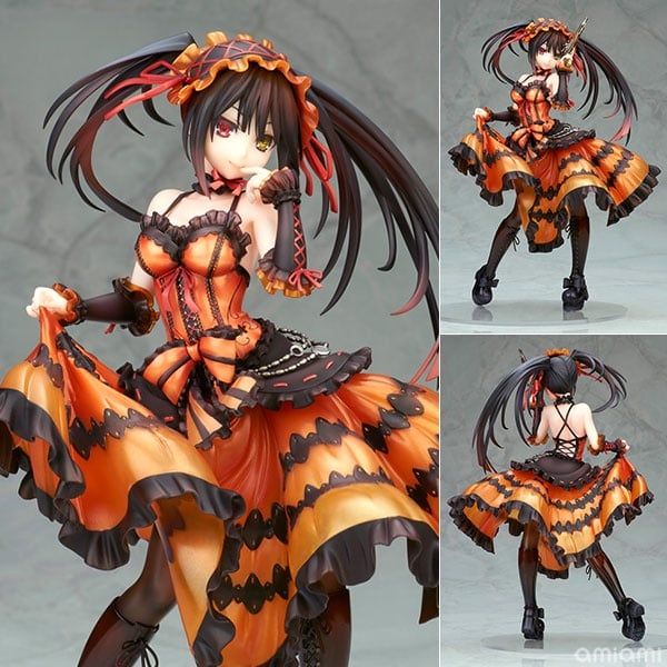 FULL BOX 26cm [ hỏa tốc hcm ][ Vũ Trí Ba ] Mô hình nhân vật Kurumi Tokisaki Cầm Váy - Date A Live anime waifu