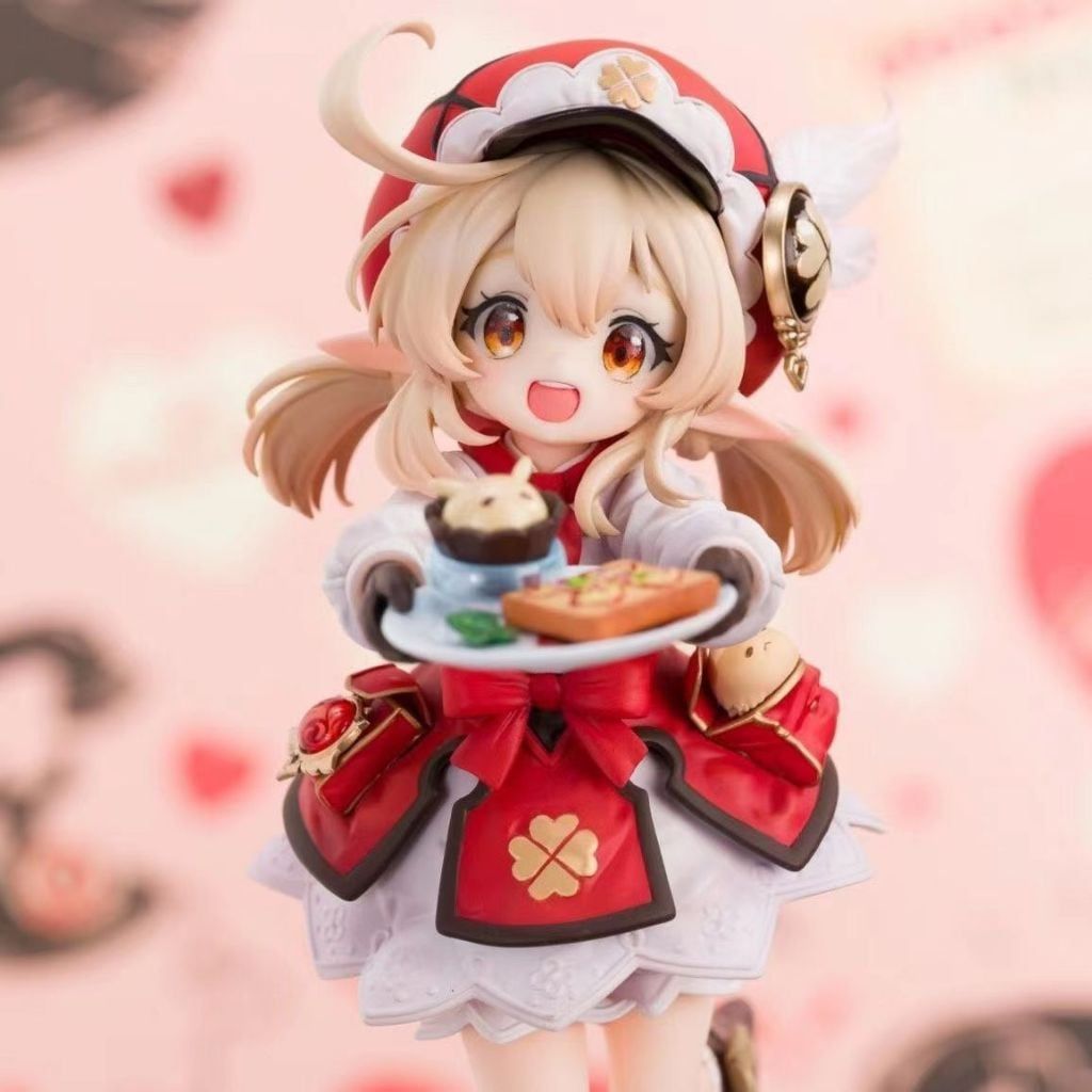 FuLL BoX 18 cm[ hỏa tốc hcm ] [ Vũ Trí Ba ] Mô hình Klee bưng bánh genshin impact anime waifu