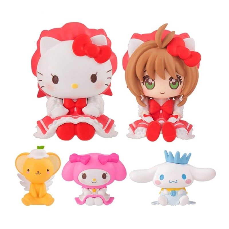 >25 mẫu VIDEO [ Hỏa tốc HCM ] Mô hình Hello Kitty Change Clothes bộ sưu tập quần áo của kuromi