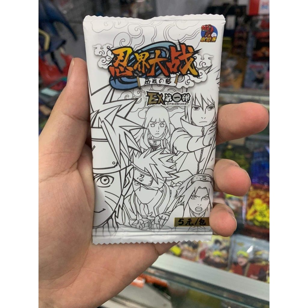 [ Vũ Trí Ba ] Set 5 ảnh thẻ nhân phẩm Anime Naruto ngẫu nhiên chibi xinh xắn