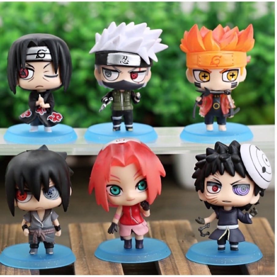 >29 mẫu [ Vũ Trí Ba ] Mô hình nhân vật chibi Naruto Sasuke Sakura Kakashi Obito Itachi - Naruto