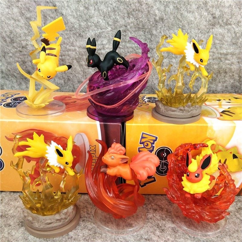 >15 mẫu [ Vũ Trí Ba ] [ hỏa tốc hcm ] Set 6 Mô hình Pokemon cực đẹp Dễ Thương, Tinh Xảo, Sắc Nét, cực ngầu pokemon