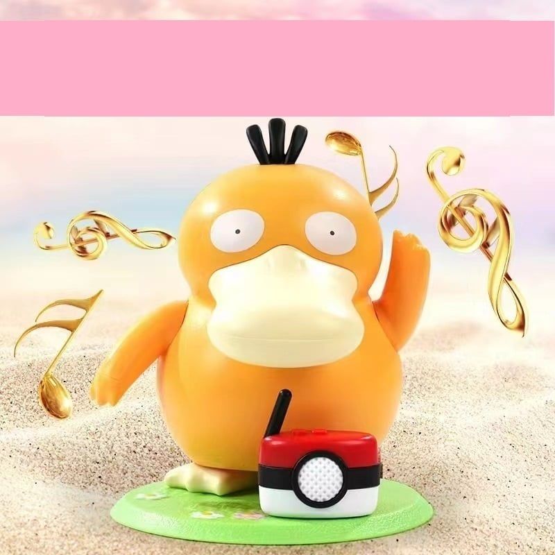 có tặng pin 15cm BoX [ hỏa tốc hcm ] Mô hình Psyduck Chú Vịt Vàng Nhảy Múa Theo Nhạc Pokemon Koduck