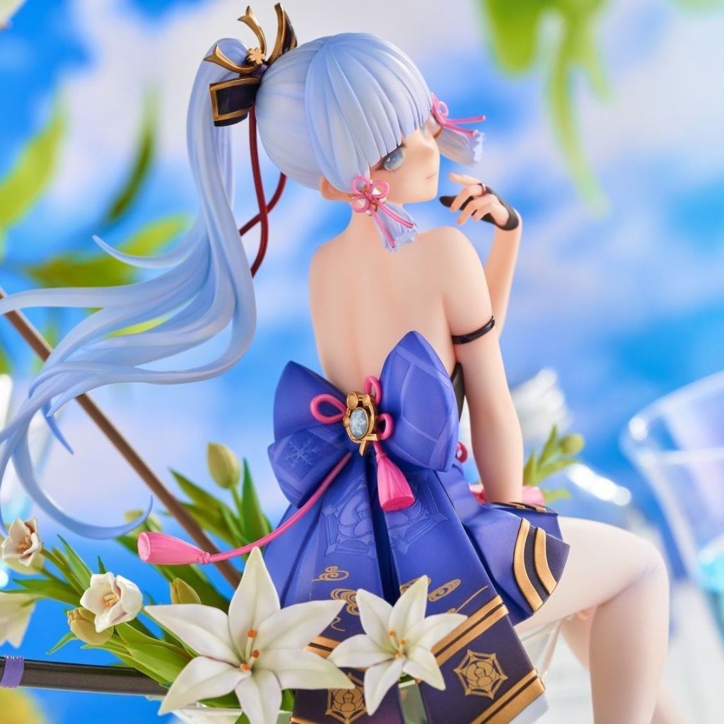 [ hỏa tốc hcm ][ Vũ Trí Ba ] Mô Hình Kamisato Ayaka (Không Kèm Đế Trưng Bày) - Genshin Impact - 20cm