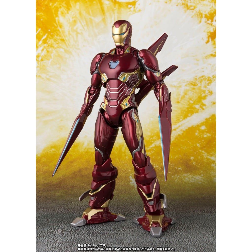 16cm Full Box hỏa tốc SHF Mô hình khớp S.H.Figuarts ironman Iron Man Mark 85 Avengers Endgame