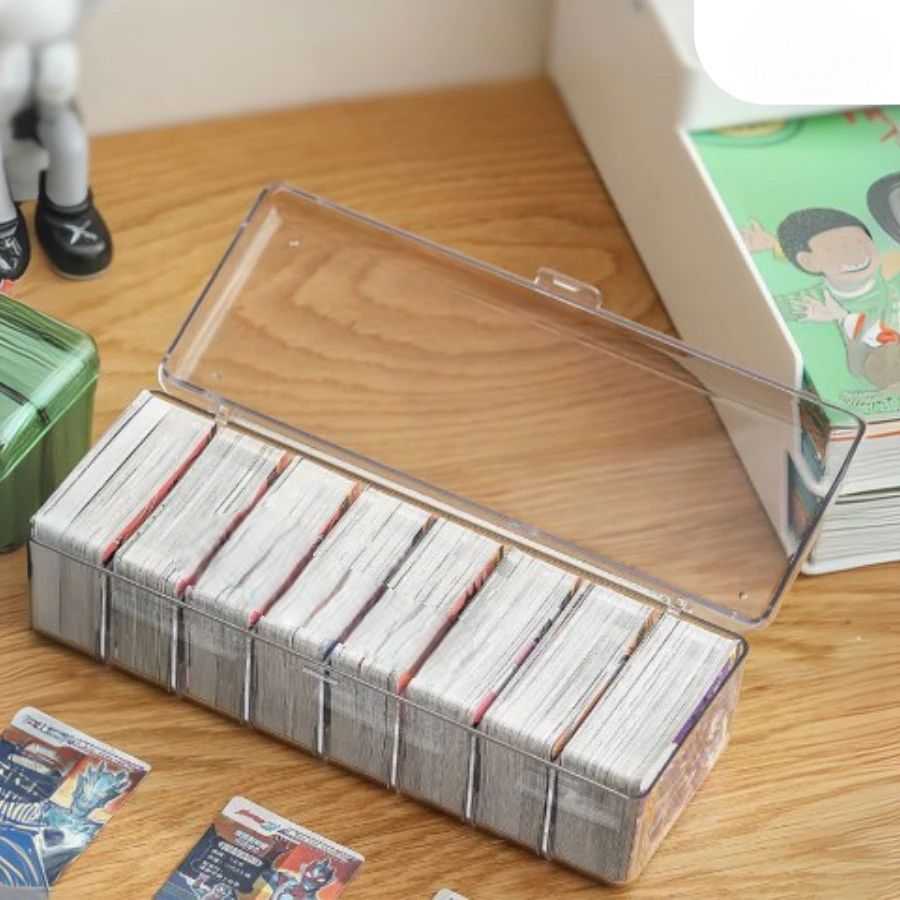 [ Hỏa tốc HCM ] [ Phụ kiện ] Hộp Nhựa Lưu Trữ Thẻ Bài Card Visit mica Đựng Thẻ Bài, Đồ Dùng Có Ngăn