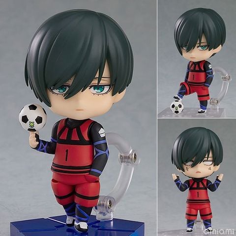 VIDEO [ hỏa tốc hcm ][ Vũ Trí Ba ] Mô hình Nendoroid FULL BOX nhân vật Blue Lock - Rin Itoshi 12cm