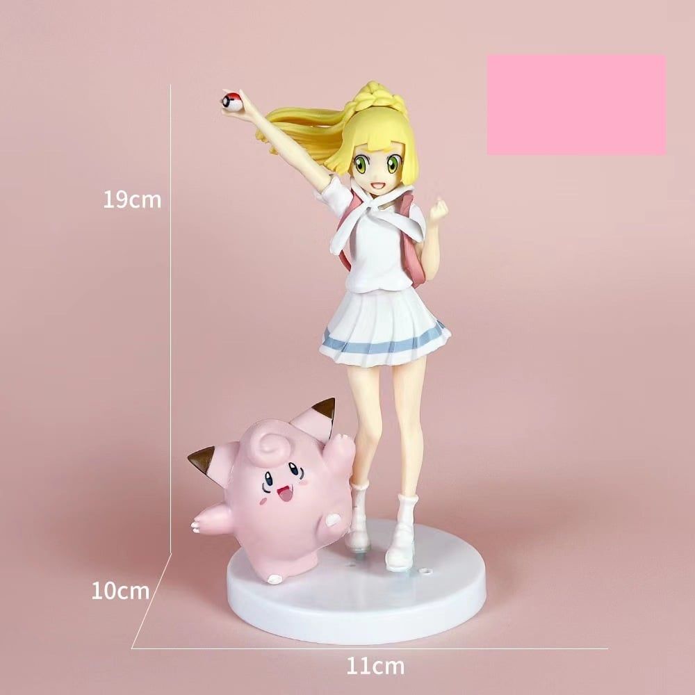 20cm FULLBOX [ hỏa tốc hcm ][ Vũ Trí Ba ] Mô hình nhân vật POKEMON - Lillie and Pippi anime waifu