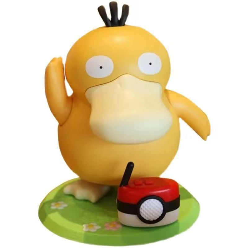 có tặng pin 15cm BoX [ hỏa tốc hcm ] Mô hình Psyduck Chú Vịt Vàng Nhảy Múa Theo Nhạc Pokemon Koduck