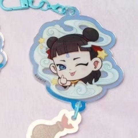 [ Hỏa tốc HCM ][ Vũ Trí Ba ] Móc Khóa Anime Natra Ngao Bính Móc khoá Treo Túi - Vòng Chìa Khóa na tra