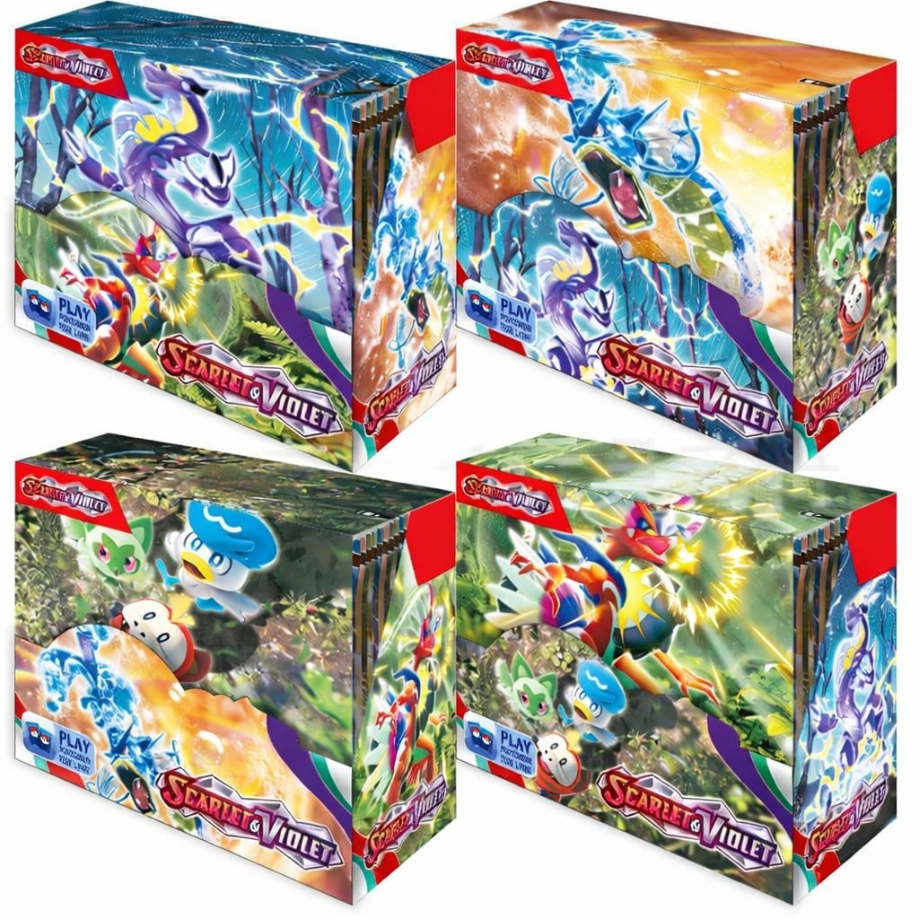 Tặng 10 THẺ NĂNG LƯỢNG [ hỏa tốc ] [ Vũ Trí Ba ] Hộp 360 thẻ Pokemon Scarlet & Violet Cao Cấp