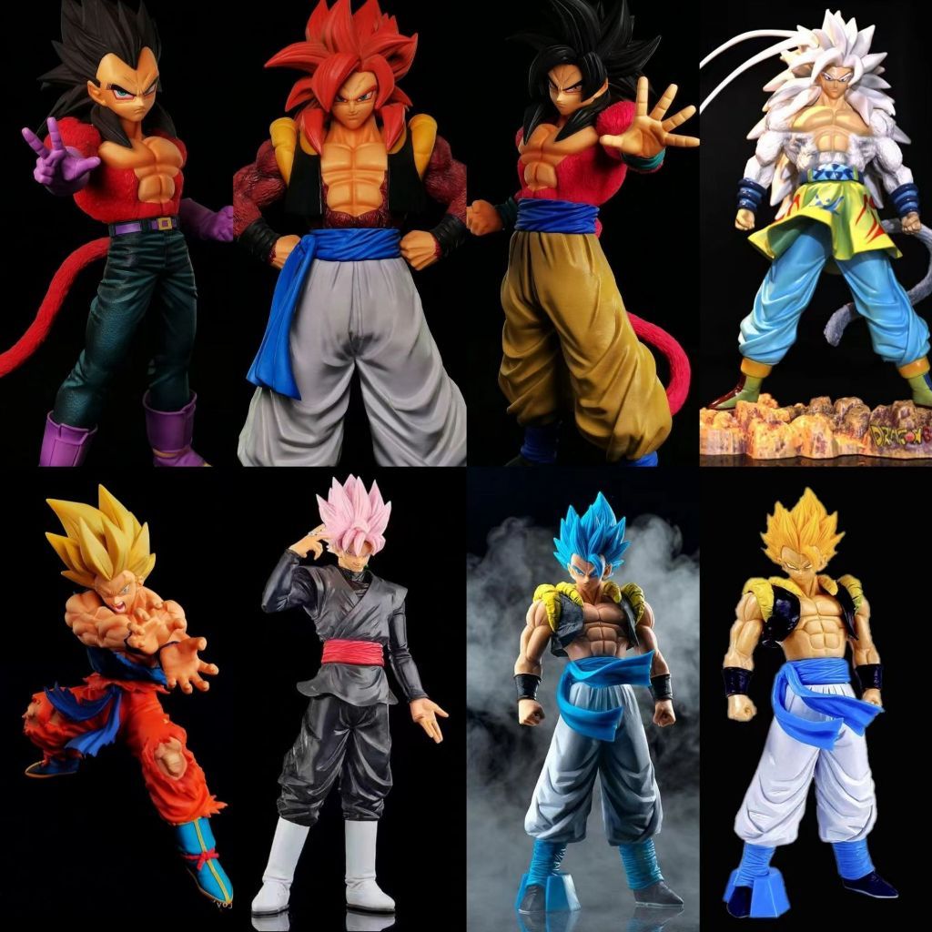 [ hỏa tốc hcm ][ Vũ Trí Ba ] Mô hình nhân vật Gogeta Goku Vegeta Super Saiyan 4 - Dragon Ball ssj4