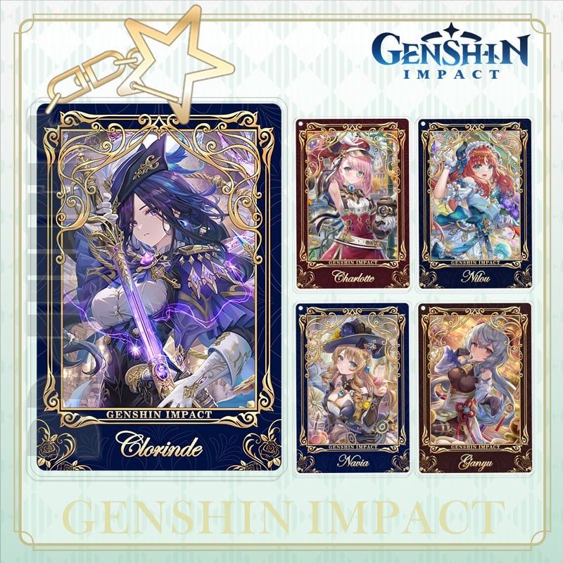 mua 5 tặng 1 [ hỏa tốc hcm ][ Vũ Trí Ba ] Tổng Hợp Móc Khóa Nhân Vật Genshin Impact shogun yae miko furina