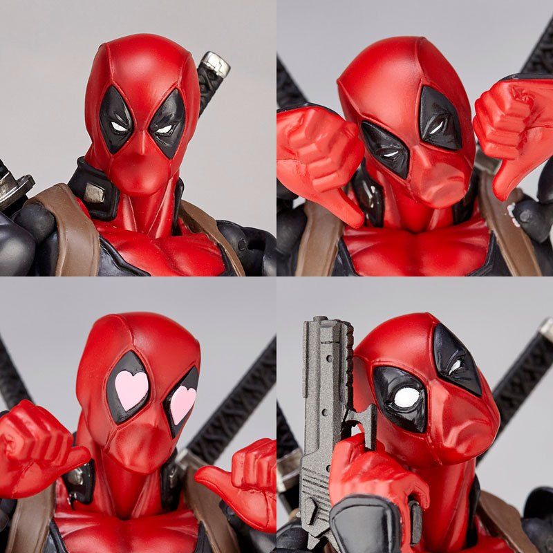 16cm Khớp FULLBOX [ Hỏa tốc HCM ] Mô hình nhân vật - Amazing Yamaguchi No.001 - Deadpool
