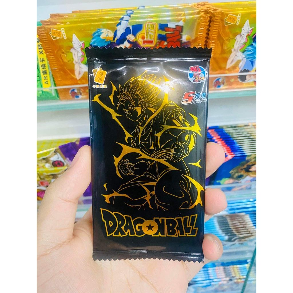 [ Vũ Trí Ba ] Tổng hợp Set 5 ảnh thẻ nhân phẩm Anime Dragon Ball ngẫu nhiên chibi xinh xắn
