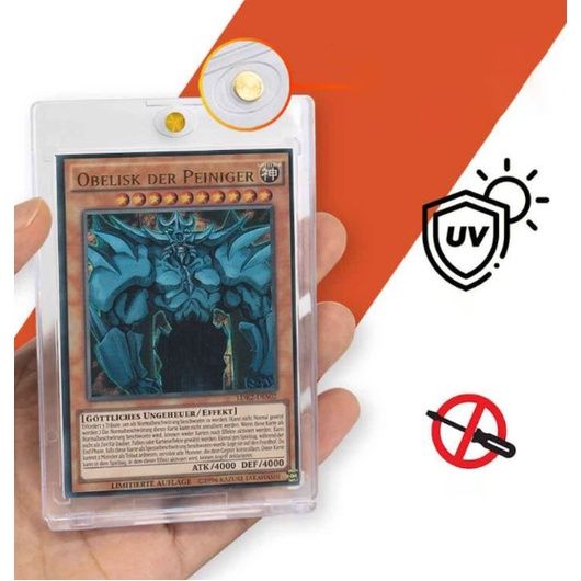 [ Vũ Trí ba ][ Phụ kiện] Hộp bảo vệ thẻ bài cao cấp có nam châm vàng chống tia UV ONE-TOUCH