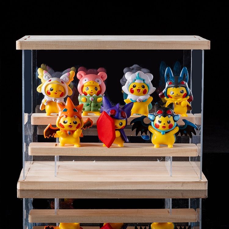 mua 5 tặng 1 ] CÓ VIDEO [ hỏa tốc hcm ] Mô Hình 6 Pikachu Cosplay Dễ Thương Tinh Xảo Sắc Nét pokemon