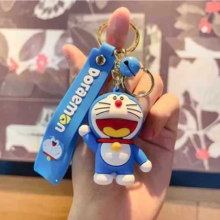 >5 mẫu CÓ VIDEO [ Hỏa tốc HCM ][ Vũ Trí Ba ] Móc Khóa Doremon 4 Biểu Cảm Mặt Dây Chuyền Móc Khóa Balo Nam Nữ doraemon