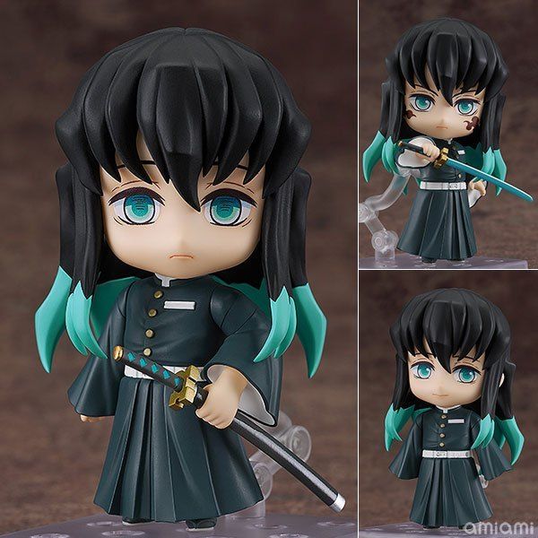 12cm FULLBOX [ hỏa tốc hcm ] Mô hình Nendoroid Kimetsu no Yaiba - Muichiro Tokito hà trụ