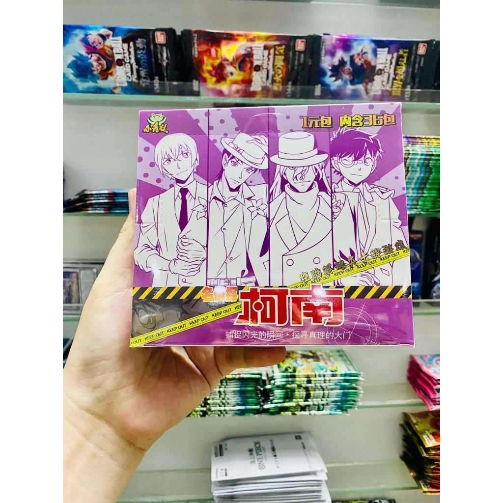 video >15 mẫu [ hỏa tốc ] Tổng Hợp hộp 36 gói Bài ảnh thẻ ngẫu nhiên Conan thám tử lừng danh