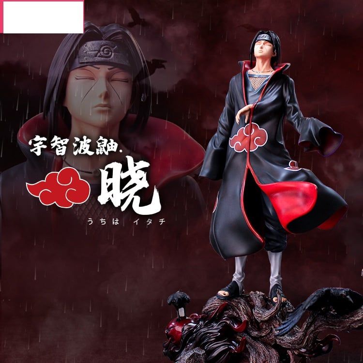 [ hỏa tốc hcm ][ Vũ Trí Ba ] Mô hình nhân vật uchiha ITACHI Akatsuki ( Có box ) - Naruto