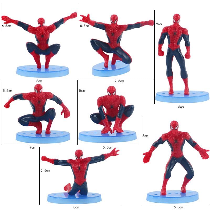 10cm  [ hỏa tốc hcm ] Mô Hình Nhân Vật Người Nhện marvel 10cm Trang Trí spiderman spider man
