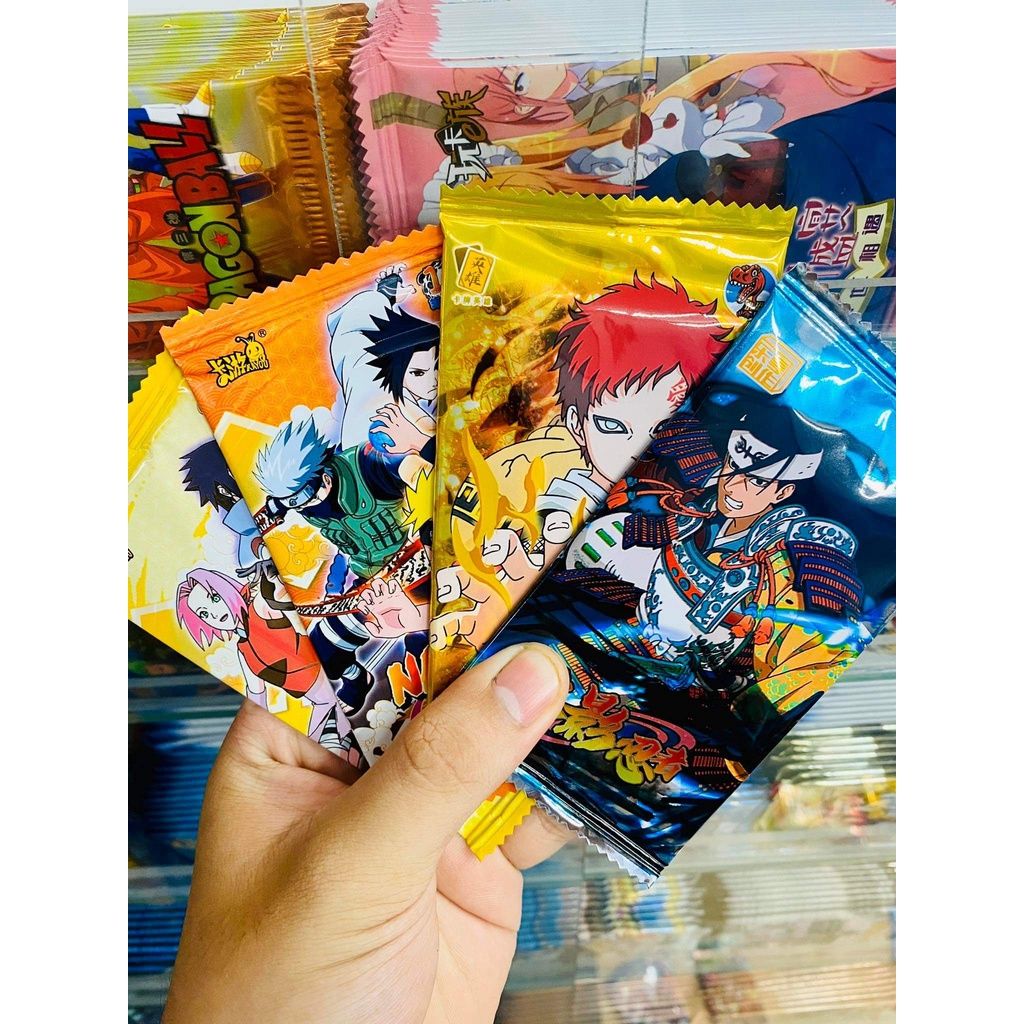 [ Vũ Trí Ba ] Set 5 ảnh thẻ nhân phẩm Anime Naruto ngẫu nhiên chibi xinh xắn