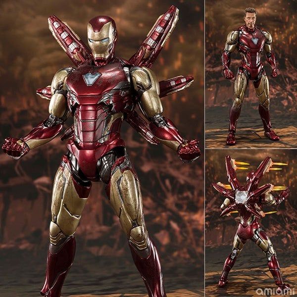 16cm Full Box hỏa tốc SHF Mô hình khớp S.H.Figuarts ironman Iron Man Mark 85 Avengers Endgame