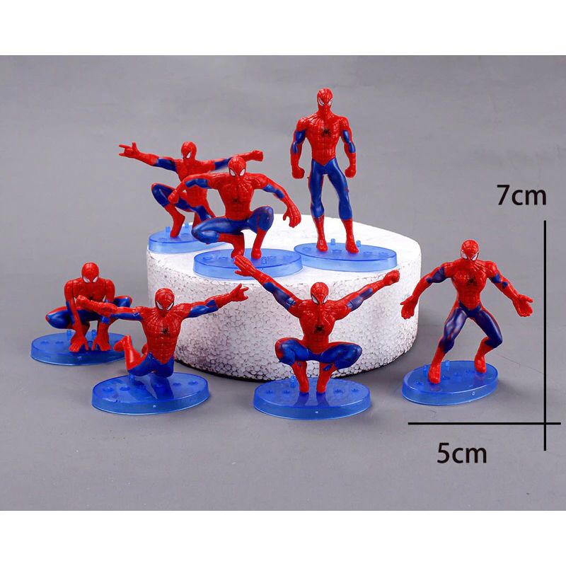 10cm  [ hỏa tốc hcm ] Mô Hình Nhân Vật Người Nhện marvel 10cm Trang Trí spiderman spider man