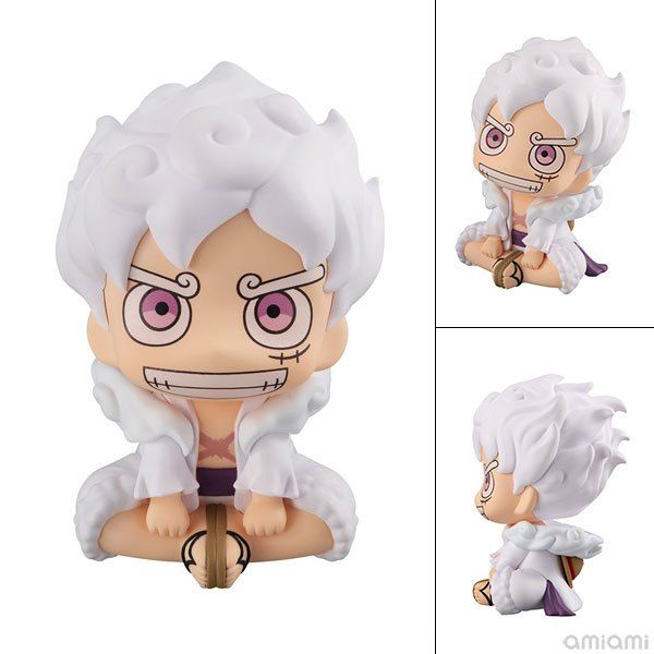 12cm [ Hỏa tốc ][ Vũ Trí Ba ] Mô hình LOOKUP nhân vật One Piece - Monkey D. Luffy Gear 5