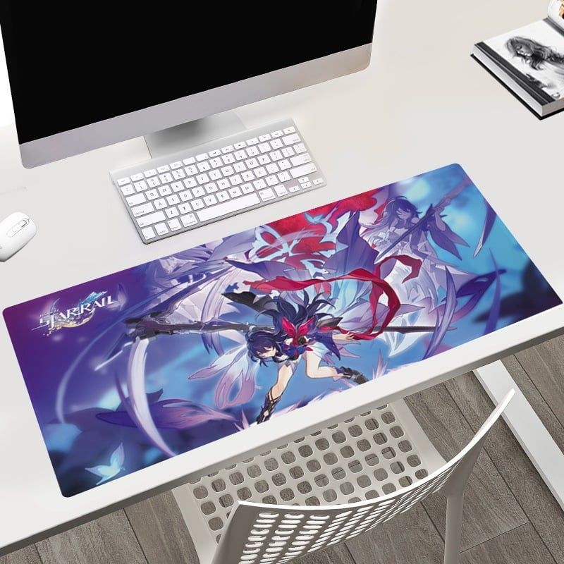 40x90 cm [ hỏa tốc hcm ][ Vũ Trí Ba ]Miếng Lót Chuột Honkai Starrail Bàn Di Chuột Máy Tính Anime